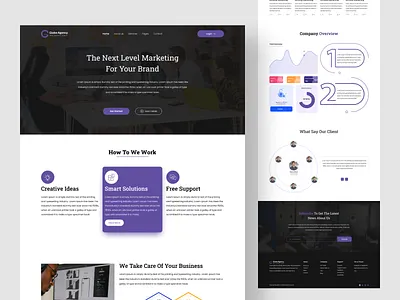 This is the Digital Marketing Agency - Landing Page | Brand New agency agency landingpage branding design digital marketing agency graphic design landingpage marketing marketing agency ui ux website design