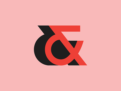Ampersand branding design graphic logo type typography vector