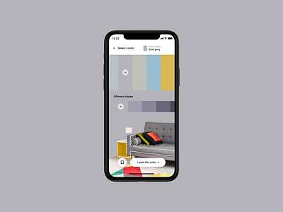 Color Picker – Concept App ambientcolorpicker colorpicker mobileapp ui