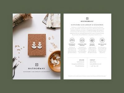 Hathorway | Postcard design hand drawn illustrations illustrations layout design photography postcard design print design typography