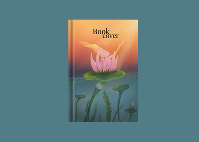 Water Lily or Nymphaea. art book bookcover character cover design digital illustration editorial flower graphic design illustration lily photoshop procreate water
