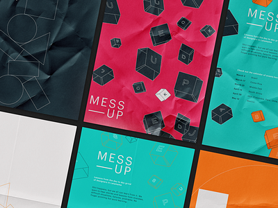 Messup geometric graphic design illustration