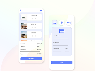 Checkout #DailyUI #002 android app dailyui design illustration ios logo ui ui ux uidaily uiux web