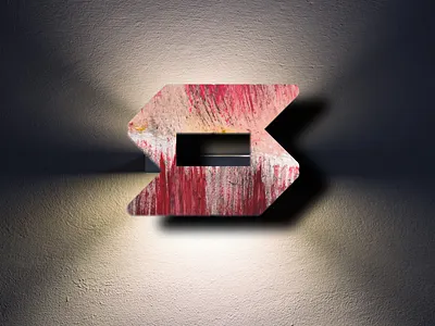 Flat abstract “s” into realism (without purpose) accidental apple pencil boredom design illustration light nightlight nonwork realism typography