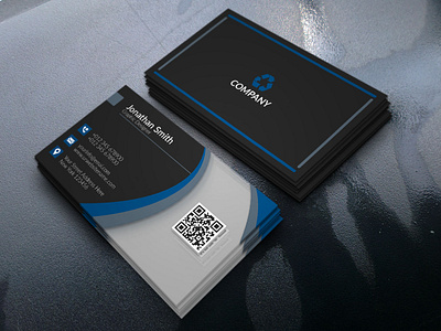 CORPORATE BUSINESS CARD DESIGN animation branding business corporate creative design fitness graphic design illustration individual logo minimalist print print ready professional restaurant stylish unique vertical