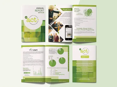 MK Act Anual Report 2019-20 annual report brochure design designer editorial graphic design green illustrator logo mockup photoshop vector