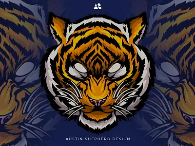 Tiger Mascot Design cat esports graphic design icon illustration illustrator logo mascot procreate sports design sports logo tiger tiger design vector