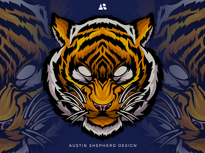 Tiger Mascot Design cat esports graphic design icon illustration illustrator logo mascot procreate sports design sports logo tiger tiger design vector