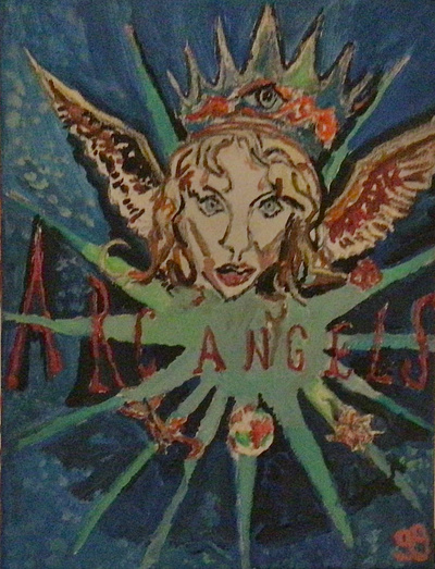 Arc Angels GG – 5” x 7” Canvas Painting