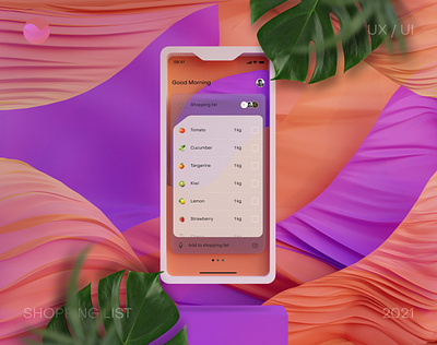 Shopping list app adobexd blender e commerce figma interaction ios mobile mobileapp shopping ui ux uxinspiration