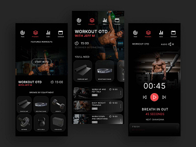 DailyUI 062 app appdesign dailyui dailyui062 design exercise illustration sport ui ux uxui web workout