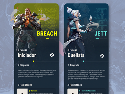 Valorant UI Game Concept app design design app mobile ui uidesign ux