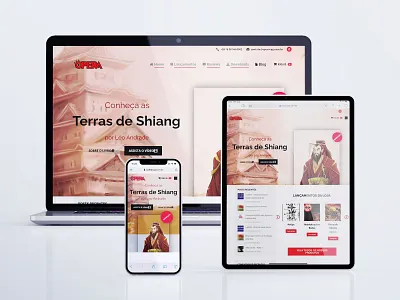 Opera RPG Responsive Ecommerce design ui ux