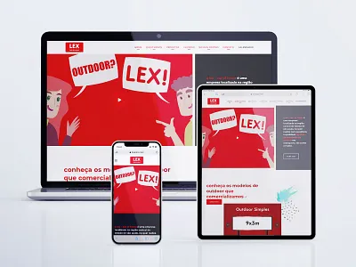 Lex Midia Responsive Website design ui ux