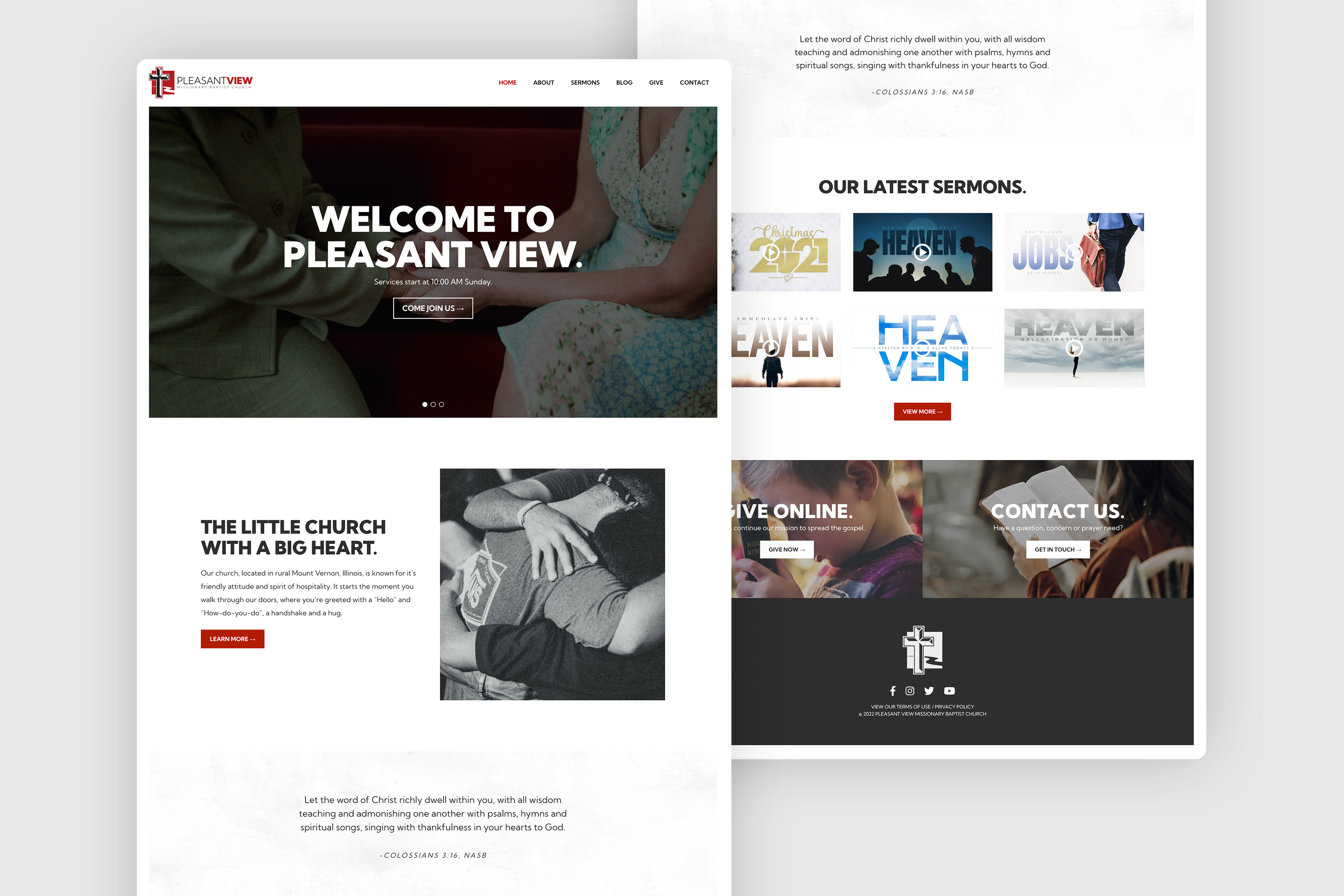 Example service media