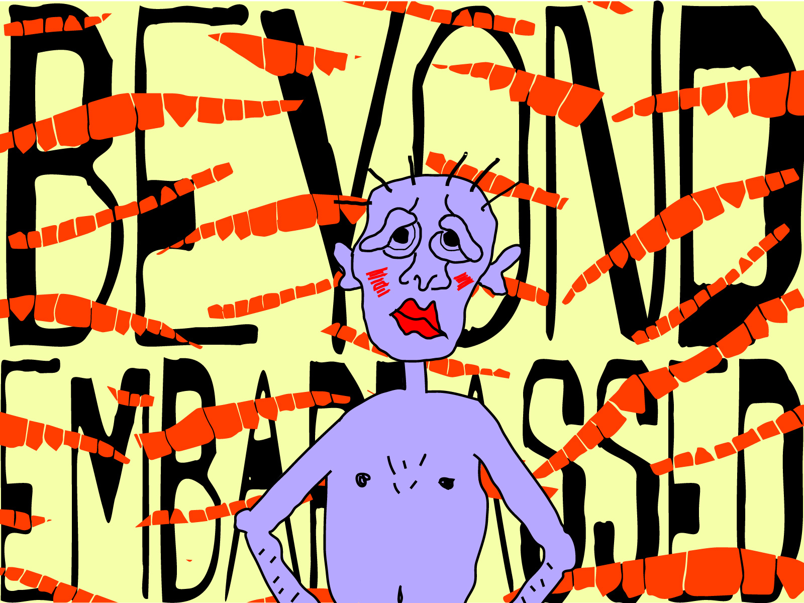 Example of Beyond Embarrassed Illustration