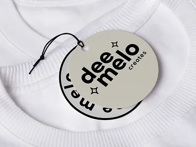 Dee Melo Creates Clothing Tags branding design graphic design illustration logo typography
