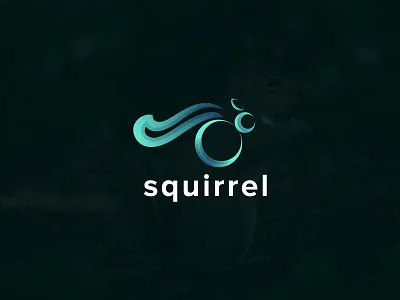 Modern squirrel logo concept abstract animel brand identity branding creative creative logo design farm farmer graphic design illustration logo logo design logomaker logotype pet symbol