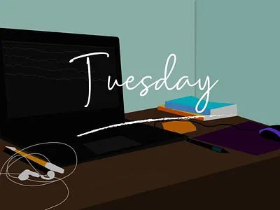 Tuesday design graphic design illustration vector