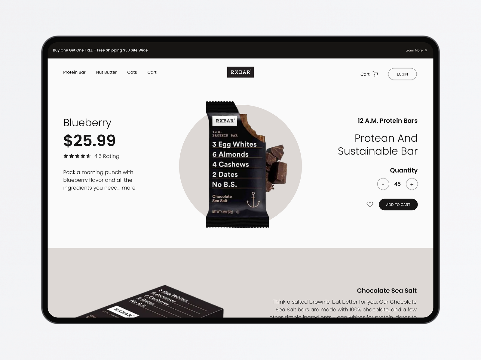RXBAR Concept UI Design By Ayush On Dribbble rxbar-concept-ui-design-by-ayush-on-dribbble