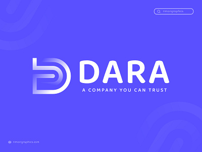 Dara - D Letter Logo 2 letter logo design badge logo black and white logo d letter design d letter logo d logo d logo 3d d logo gaming d mark d modern logo d monongram d symbol logo dletter gradient logo letter d logo letter mark logo logo mark rimongraphics simple logo icon single letter logo