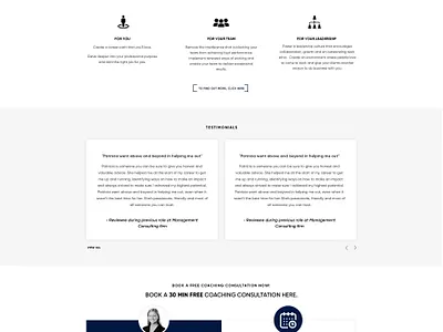 Coaching Website Design and Development branding design icon logo typography ui ux