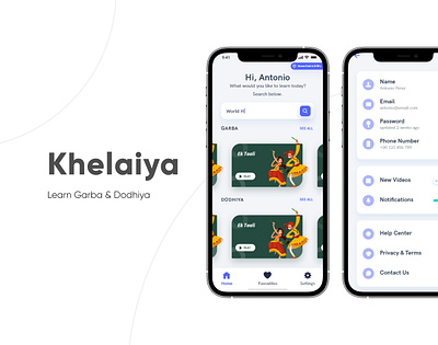 Khelaiya card design garba learning minimalist motion graphics trending typography ui ui design ui ux ui ux design ux ux design