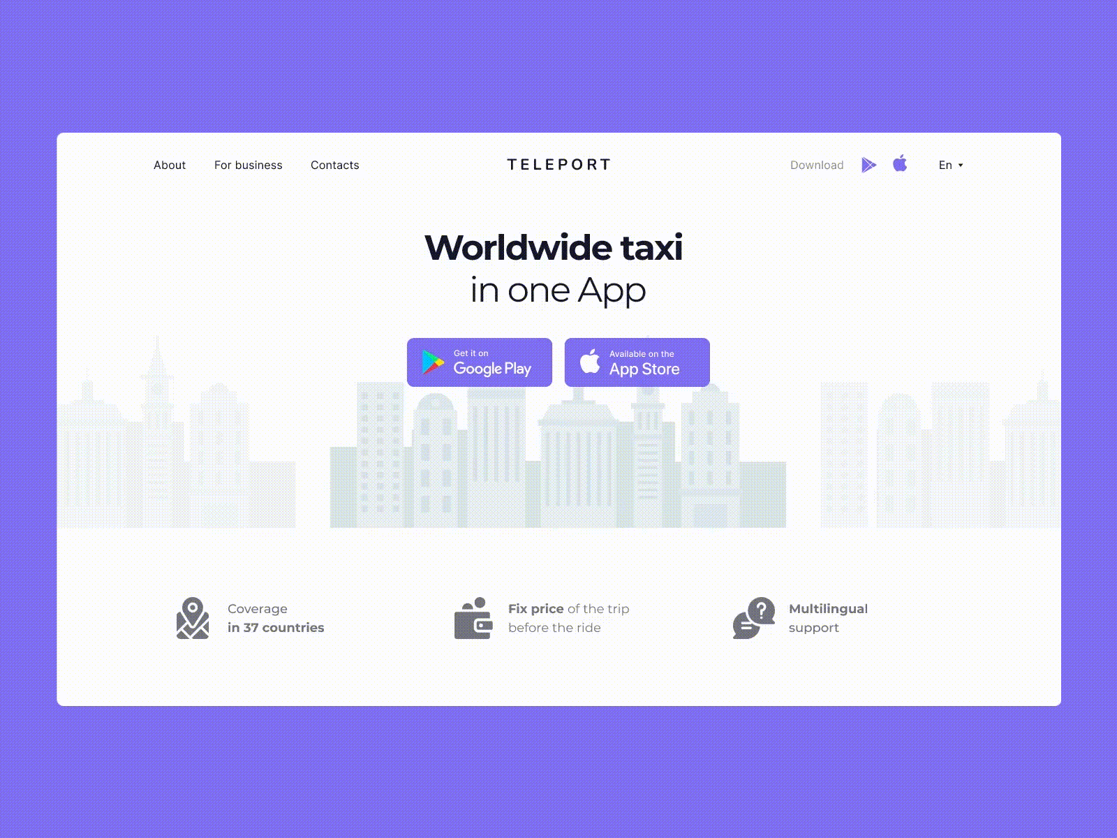 Worldwide taxi • Teleport app avis collaborate design figma illustration interface service taxi teleport tilda ui uidesign ux web webdesign