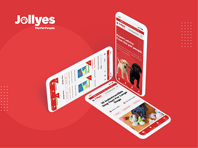 Jollyes design dizzarro design ecommerce graphic design