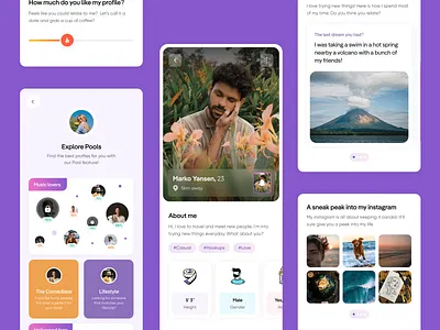 Among UI and Features design illustration ui uiux ux uxui