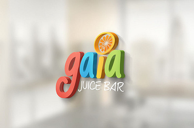 Logo Design - Gaia Juice Bar branding graphic design logo logo design marketing design