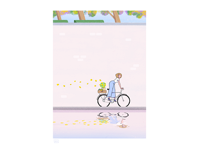 Sunrise on the Seine colour design drawing fashion illustration paris style