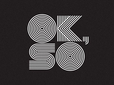 OK, SO geometric lines typography