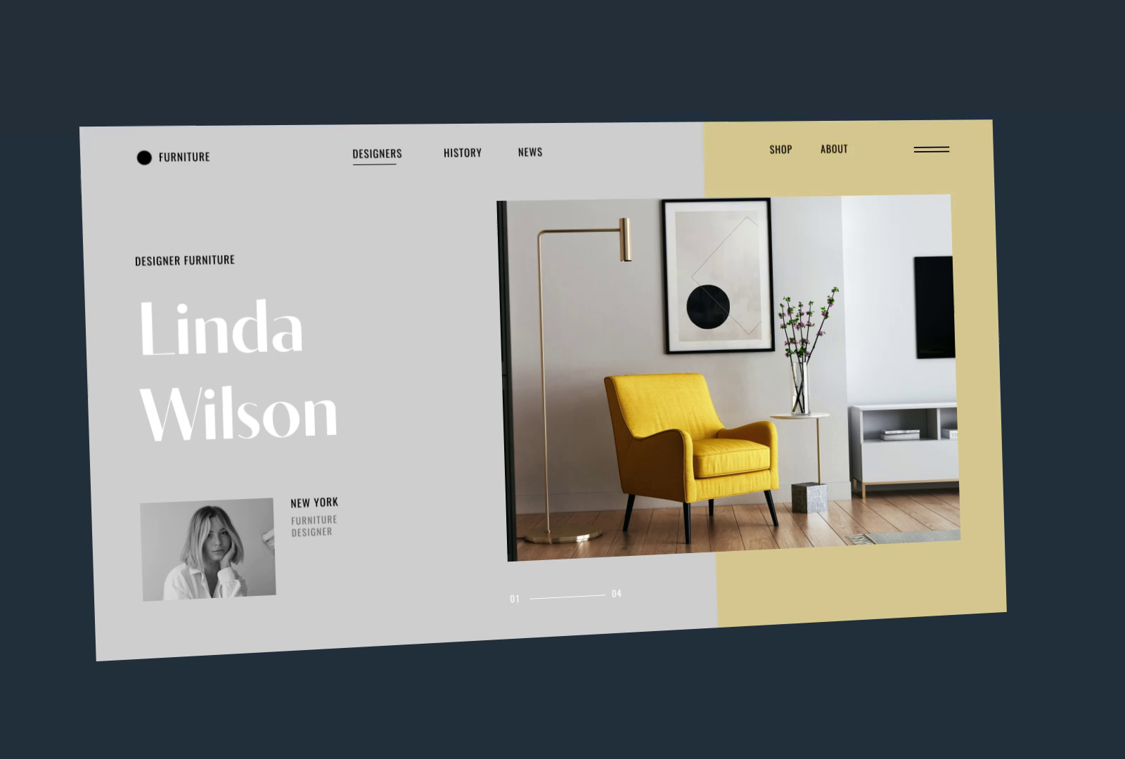 Furniture Website by Gapsy Studio on Dribbble