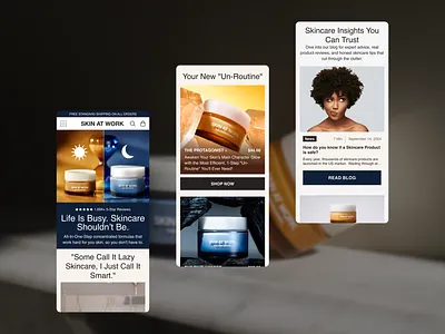 Beauty Brand Homepage UX Design design ecommerce onlinestore userexperience ux uxdesign uxui web design website