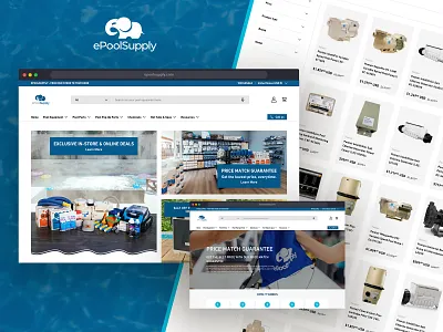 ePoolSupply - New Website Design & Build web development website design