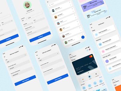 Epay - Finance and Banking UI KIT app app design banking app crypto wallet design finance app finance ui kit fintech illustration ui ui kit ux