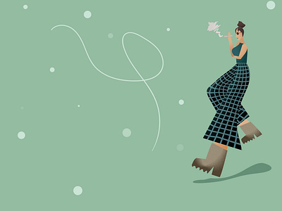 Woman Style ai branding creative design graphic design illustration vector woman