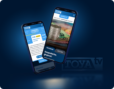 ToyaTV Platform - Mobile app design inteface mobile news news media news platform rwd tv ui ux vod vod services web app web design