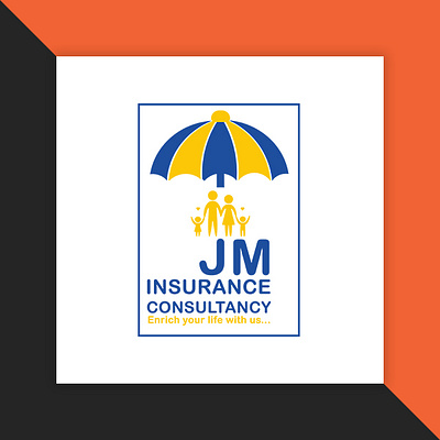 Logo for Jm Insurance branding graphic design logo