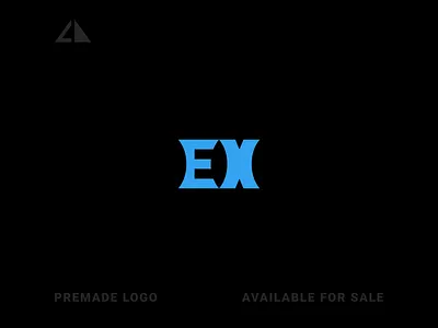 EX Monogram Logo branding design ex monogram logo flat geometry icon logo minimal vector
