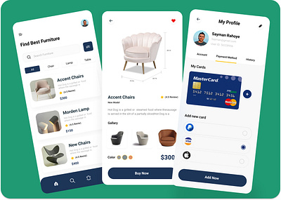 Furniture Mobile APP app interface interface minimal mobile mobile mobile apps mobile ui mobileapp mobile ui mobileapp mobileapp mobileappdesign ui ui design minimal mobile uiux ux