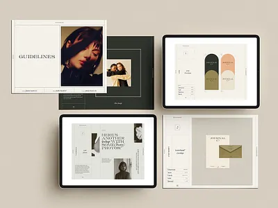 Brand Guidelines brand book brand guideline brand manual branding brochure clean company creative presentation