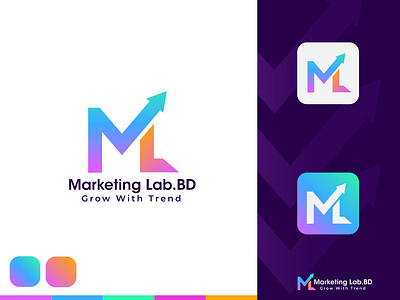 Marketing Agency Logo app branding design digital agency logo digital marketing logo logo marketing agency logo photoshop social media logo ui design