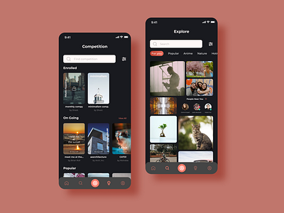 Shoot! Social Media App Design branding design graphic design mobile app social media ui ui design ux ux design