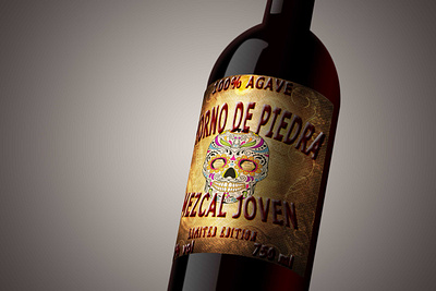 Mezcal Agave advertising alcohol banner brand bright character concept design illustration logo