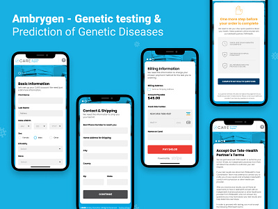Ambry Genetics app branding design icon illustration logo typography ui ux
