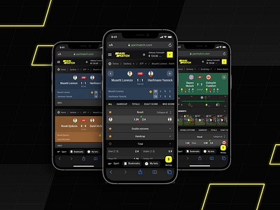 Parimatch: Multi-view for multi-screeners on mobile 1xbet 1xstavka betslip betting bookmaker fonbet gambling ligastavok mobile navigation onlinecasino parimatch soccer sportsbook sportsfeed ui ux