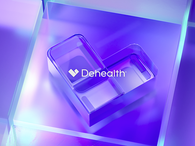 Dehealth. Brand Identity 3d 3d icon 3d logo blockchain brand brand design brand identity branding cypto health healthcare identity logo logo design logotype medical medicine startup visual identity