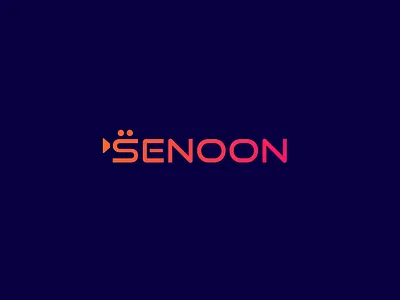 Senoon Logo (Project is done) branding colorful logo creative gradient logo graphic design illustrator logo logo desing minimal modern logo unique